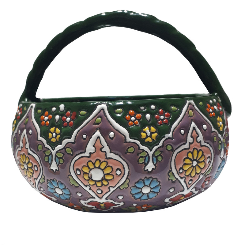  شکلات خوری میناکاری سفالی کد SHB1