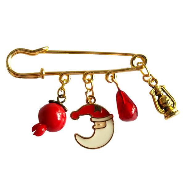 سنجاق سینه زنانه مدل یلدا و زمستان 