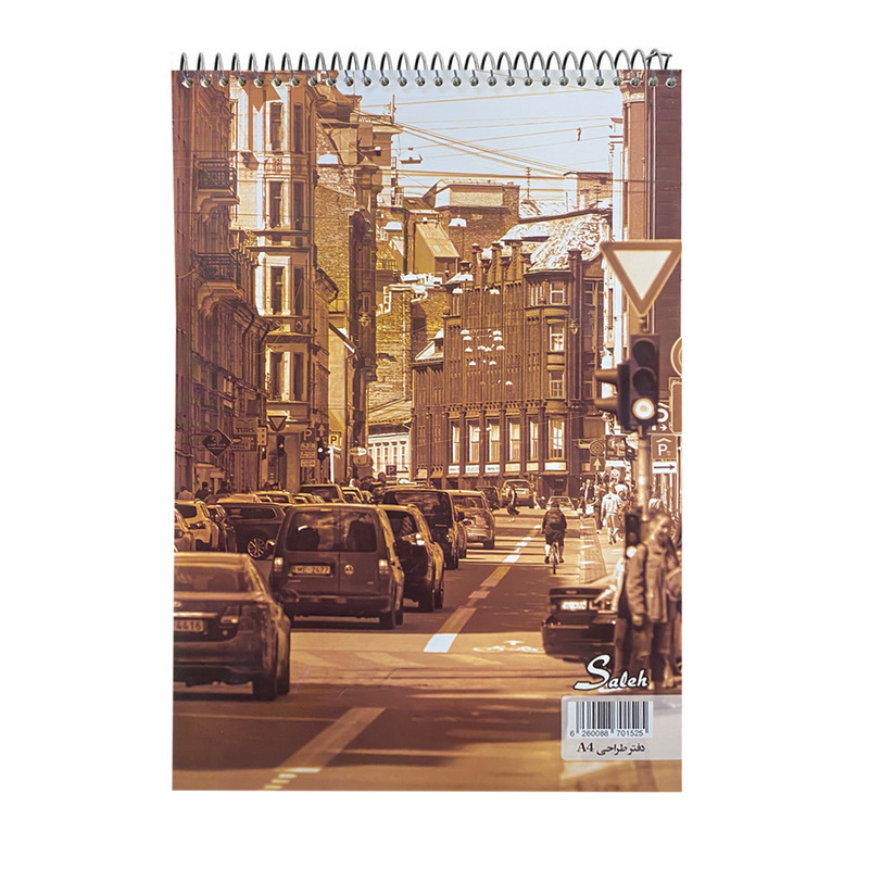 دفتر طراحی 60 برگ صالح کد 91190-2