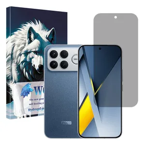 Wolf Tough model privacy screen protector suitable for Xiaomi Poco F8 Ultra mobile phone