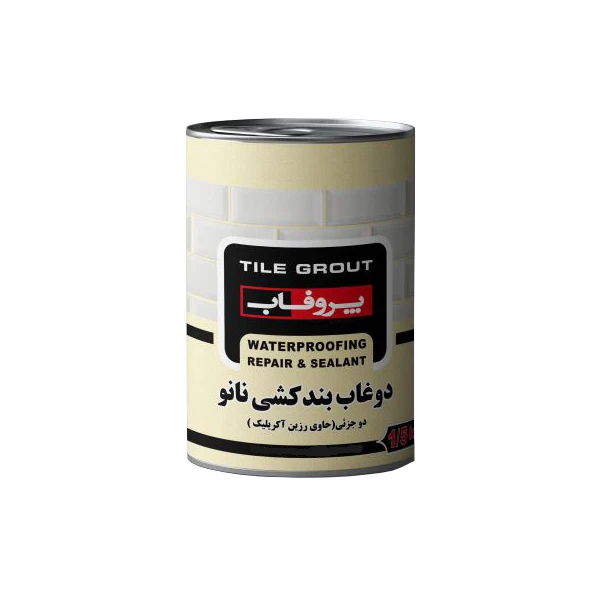  نانو دوغاب بندکشی دوجزئی پروفاب مدل CR-NGROUT وزن 1.5 کیلوگرم