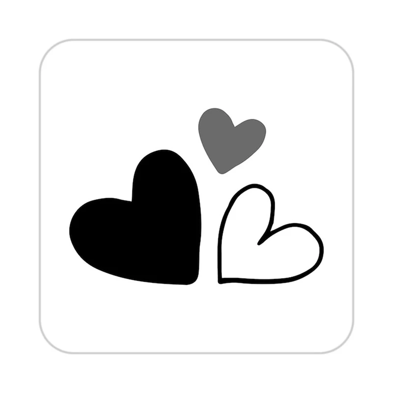 زیر لیوانی کاکتی طرح عاشقانه مدل mp39426