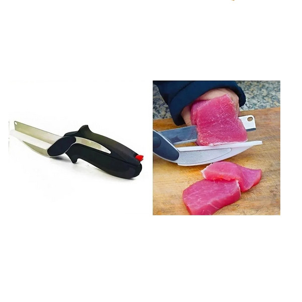 قیچی آشپزخانه چندمنظوره مدل clever cutter قیچی آشپزخانه چندمنظوره مدل clever cutter