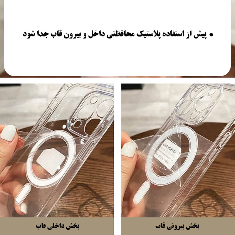 کاور گرین گارد مدل CR_Magsafe کد Clear 49 مناسب برای گوشی موبایل سامسونگ Galaxy S21 FE