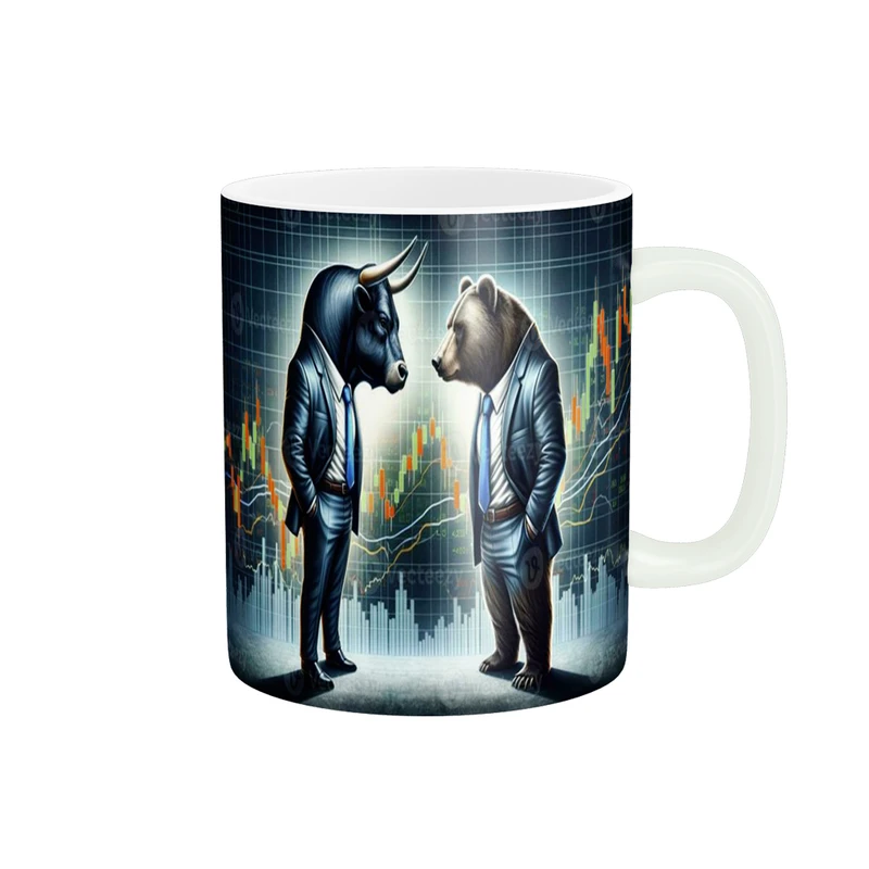 ماگ پادآفرین مدل ترید بورس بازارمالی تریدر کد p1271