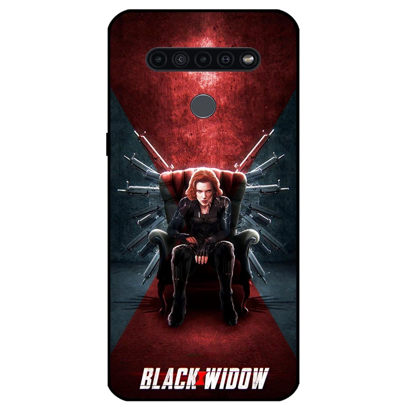 کاور مگافون طرح بیوه سیاه مدل 5423 مناسب برای گوشی موبایل ال جی K41S / K51S