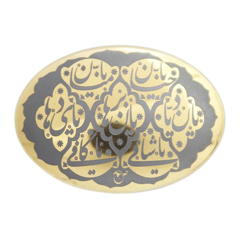 سنگ حدید طرح سوره اسماء الله کد 1937