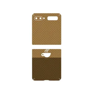 MAHOOT Minimal Cup of Coffee Icon Cover Sticker for Samsung Galaxy Z Flip