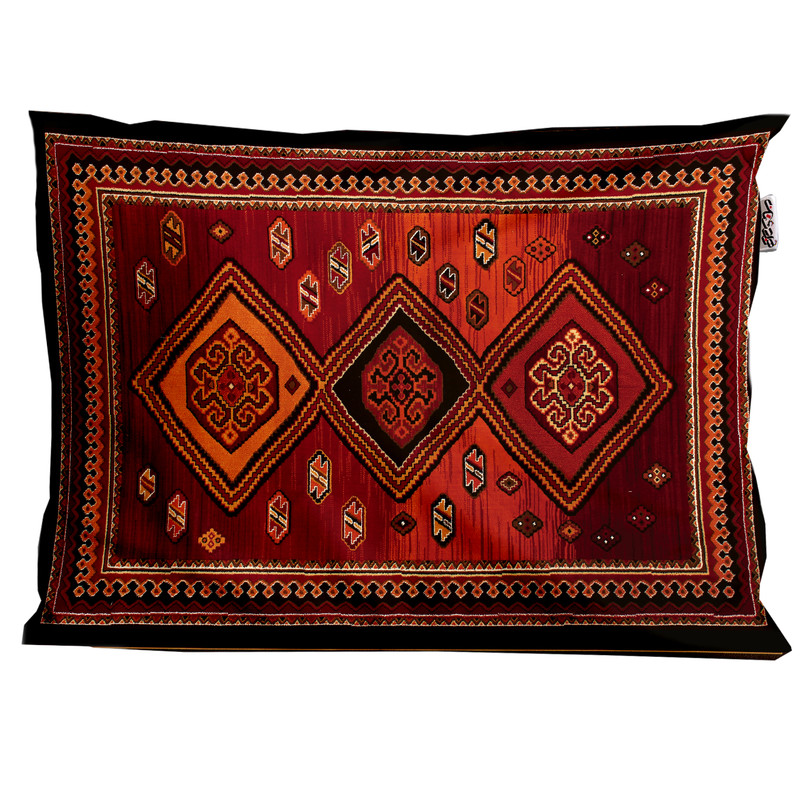 رو بالشی هزاردستان طرح گلیم مدل rob245