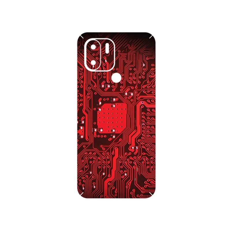 برچسب پوششی ماهوت مدل Red_Printed_Circuit_Board مناسب برای گوشی موبایل شیائومی Redmi A1 Plus