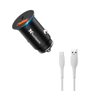 شارژر فندکی 18 وات کوکلاسیک مدل D70 به همراه کابل تبدیل USB-C