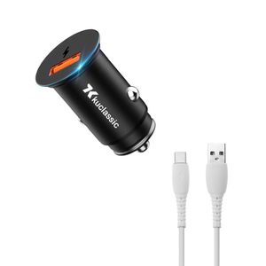 شارژر فندکی 18 وات کوکلاسیک مدل D70 به همراه کابل تبدیل USB-C