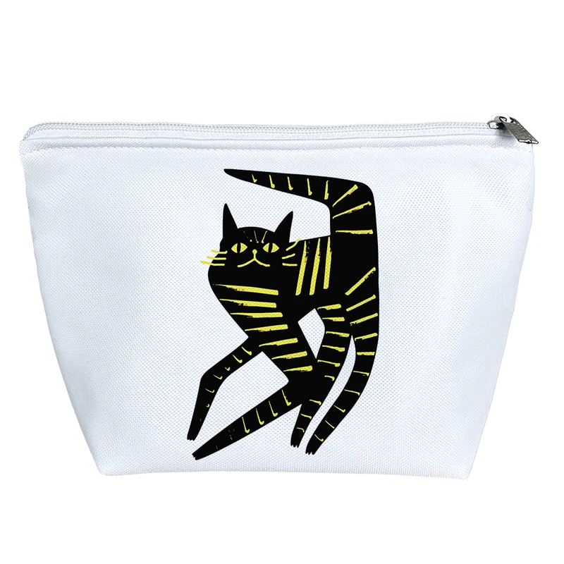 کیف لوازم آرایش دخترانه خندالو مدل گربه کد 7174