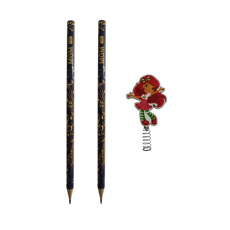 مداد مشکی ام جی ام کد 007 به همراه سر مدادی بسته 3 عددی