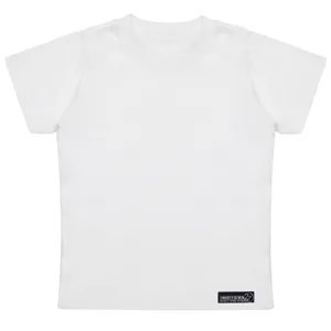 تی شرت آستین کوتاه دخترانه 27 مدل Tshirt White kids Simple کد MH1449