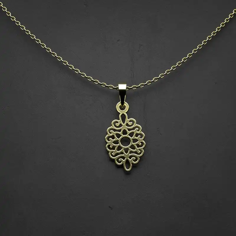 گردنبند طلا 18 عیار زنانه مدوپد مدل پنگوئن کد CA10496