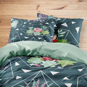 سرویس روتختی مدوپد طرح کاکتوس مدل pod00023 یک نفره 4 تکه