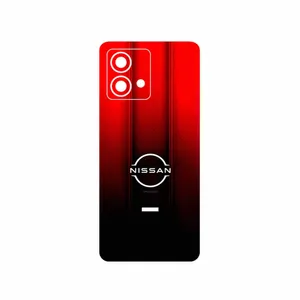 MAHOOT Nissan_Logo Cover Sticker for Motorola Moto G84
