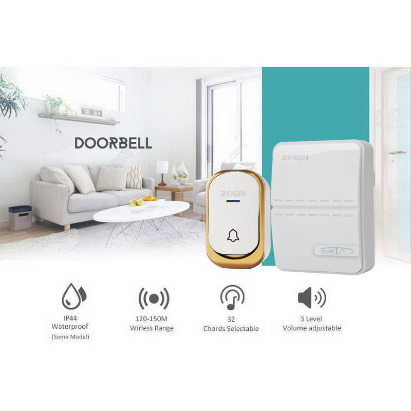 زنگ بی سیم زوگین مدل C13 به همراه یک شستی