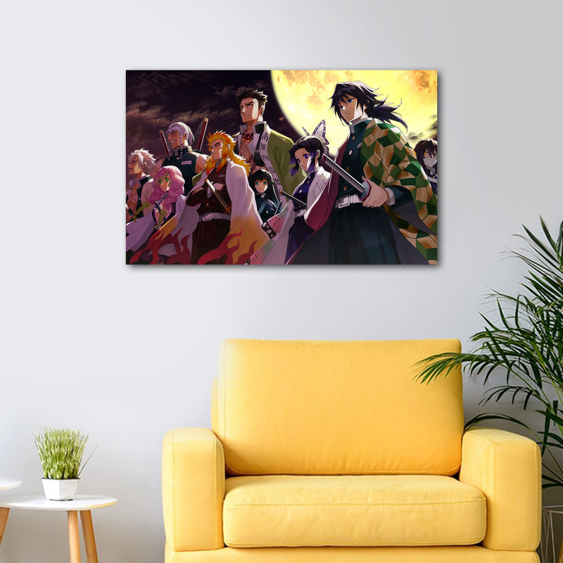 تابلو شاسی عرش مدل انیمه شیطان کش Damon Slayer کد As3373