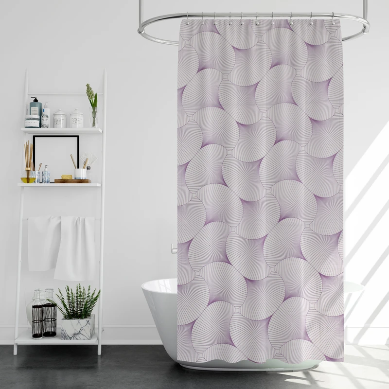 پرده حمام پیسو مدل BZ-71 سایز 180x200 سانتی متر