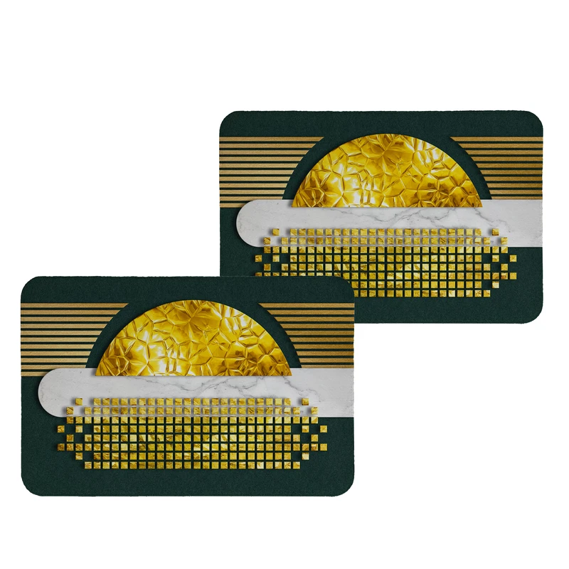 زیربشقابی طرح مدرن کد 8925 بسته 2 عددی 