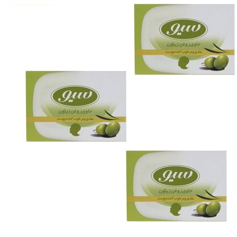 صابون شستشو سیو مدل super fatty وزن 125 گرم بسته 3 عددی