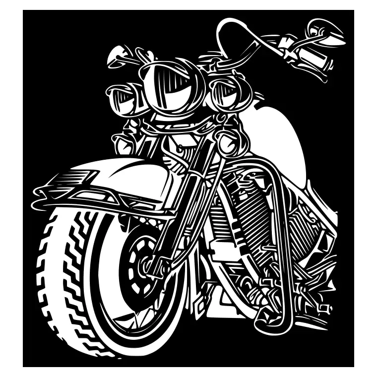 شابلون مدل موتور سیکلت کد SP430