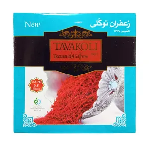 زعفران سرگل توکلی اصیل - 0.5 گرم