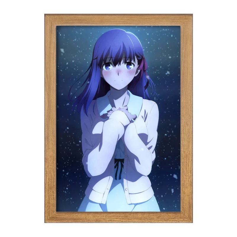 تابلو خندالو مدل ساکورا انیمه فیت استی نایت Fate Stay Night  کد 22757