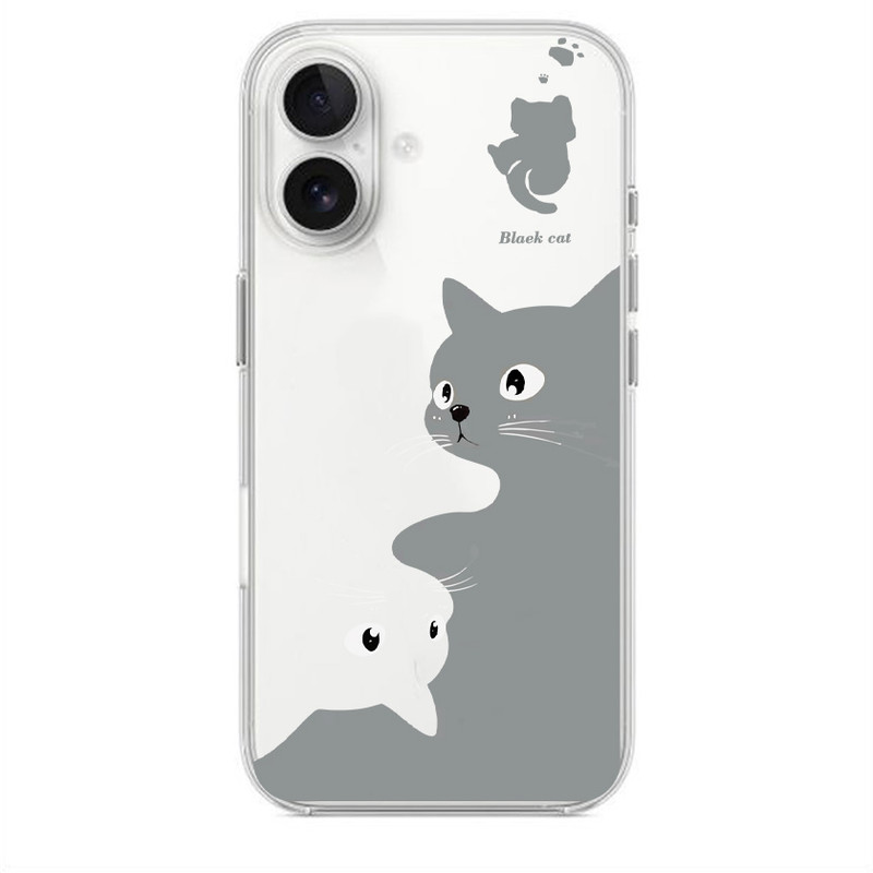 کاور طرح Double Cat مناسب برای گوشی موبایل اپل IPhone 16 