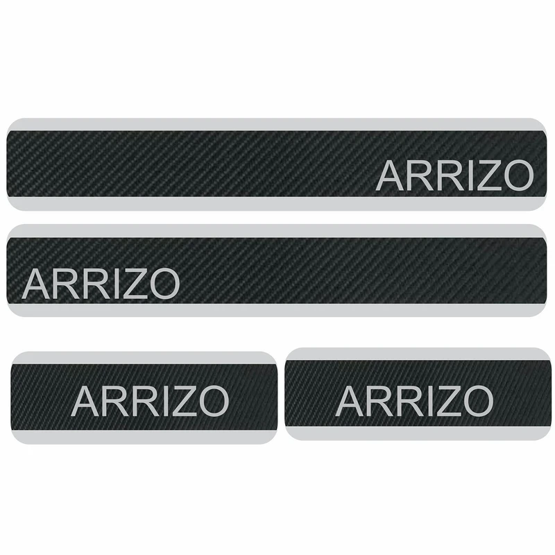 برچسب پارکابی خودرو سولگی مدل کربن کد J165 مناسب برای آریزو بسته 4 عددی