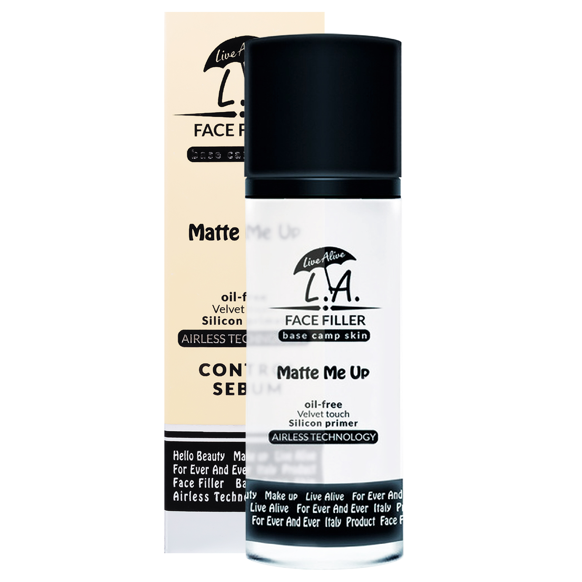 پرایمر ال.ای سری Matte Me Up مدل هیالورونیک حجم 30 میلی لیتر