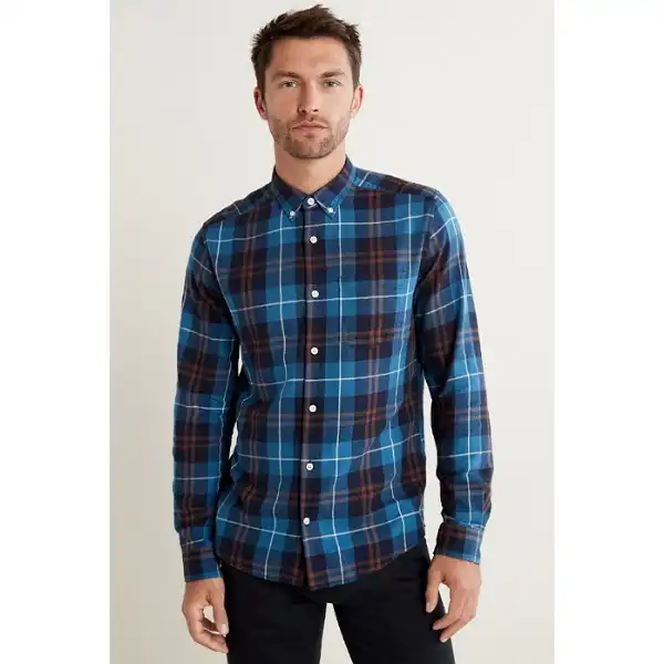 پیراهن آستین بلند مردانه نکست مدل A90-072