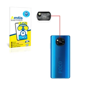 محافظ لنز دوربین امتیس مدل x3 pro مناسب برای گوشی موبایل شیائومی POCO X3 PRO