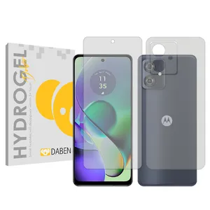 Daben Tough model transparent screen protector suitable for Motorola Moto G54 Mobile phone Along with the phone back protector