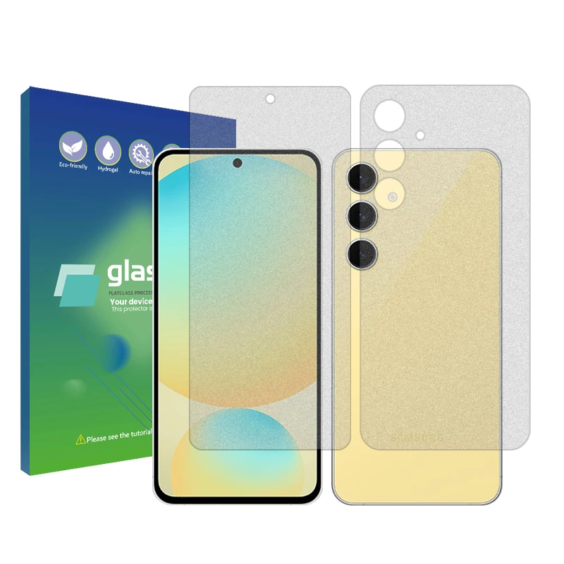 محافظ صفحه نمایش مات گلس پرو مدل Resistant مناسب برای گوشی موبایل سامسونگ Galaxy M55 به همراه محافظ پشت گوشی 