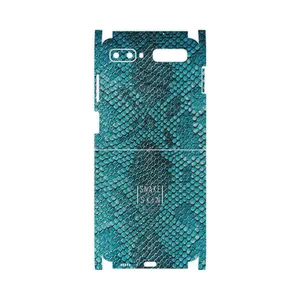 MAHOOT Blue Snake Skin-FullSkin Cover Sticker for Samsung Galaxy Z Flip