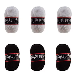 کاموا اکریل بافت مدل D-2520 بسته 6 عددی