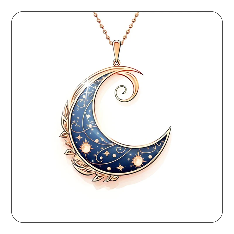 مگنت کاکتی طرح ماه و ستاره مدل mp55041