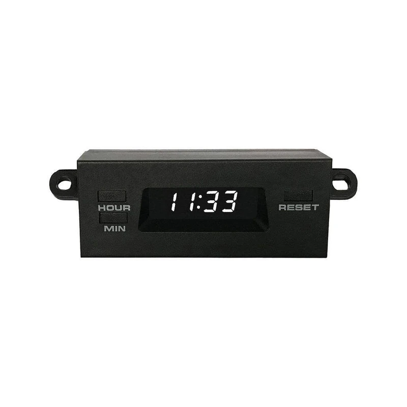 ساعت دیجیتال خودرو کالانیکس مدل SAT-PRIDEWHT-10132 طرح سفید مناسب برای پراید