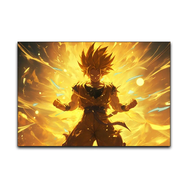 تابلو شاسی گوفی مدل گوکو انیمه دراگون بال طرح Goku Dragon Ball Anime کد SAIN58