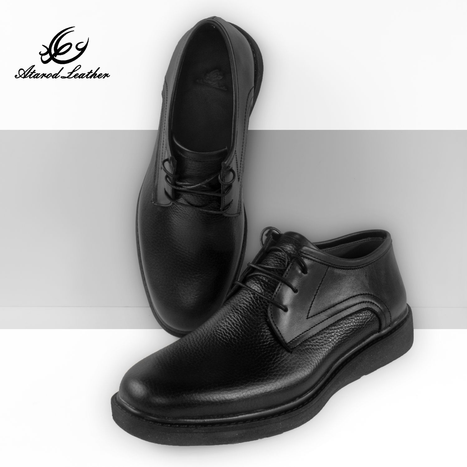 کفش روزمره مردانه چرم عطارد مدل چرم طبیعی کد SH35 -  - 8