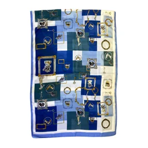 شال زنانه مدل توییل نخی طرح دار