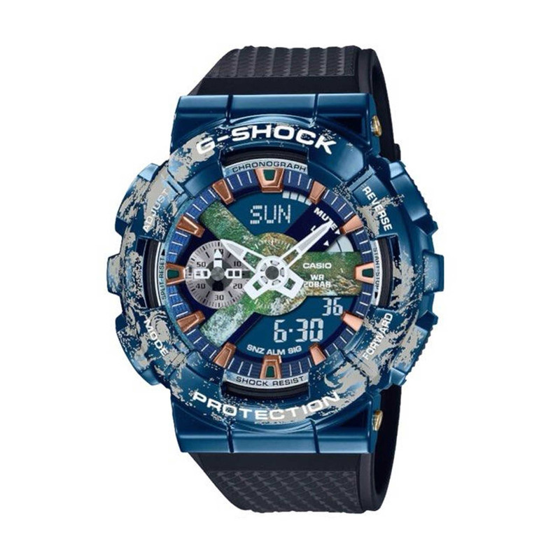 ساعت مچی عقربهای مردانه کاسیو مدل GM-110EARTH-1ADR