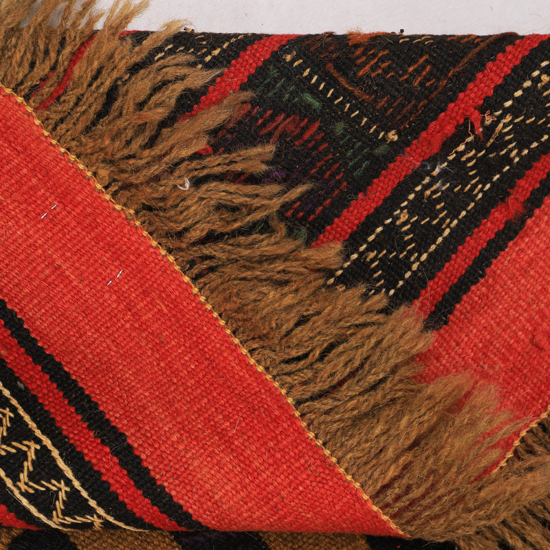 گلیم دستبافت مدل سفره کردی کد 40204116