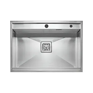 سینک ظرفشویی استیل توکار یک لگنه الکا استیل مدل 4080