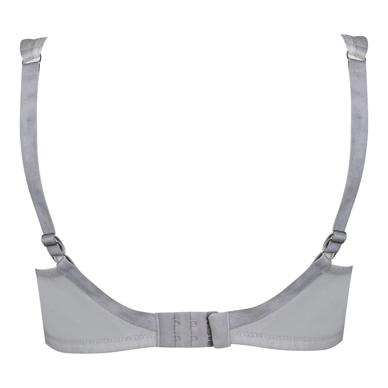 سوتین زنانه اما مدل بالا توری بدون فنر کد 4928-4100 رنگ طوسی