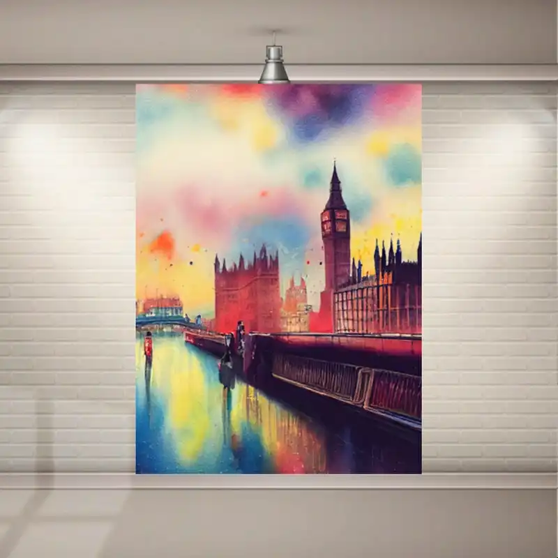 تابلو بوم طرح لندن مدل SDB8303