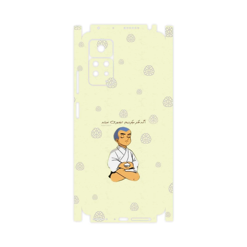 برچسب پوششی ماهوت مدل Ikkyu-san-FullSkin مناسب برای گوشی موبایل شیائومی Redmi Note 11 Pro Plus 5G (India)
